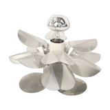 Vintage chromed flower lamp