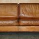 Three-seater sofa De Sede DS17 in restored leather.