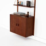 Teak modular shelving unit, Danish design, 1960s, made in Denmark