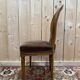 Set of 6 Louis XVI medallion chairs in wood and caning.