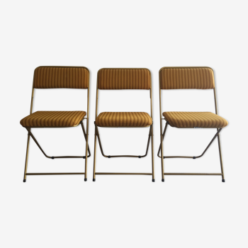 Chaises pliantes Lafuma vintage années 1960/1970