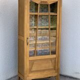 Parisian wardrobe glazed art deco 1920 raw wood