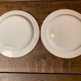Lot de deux assiettes