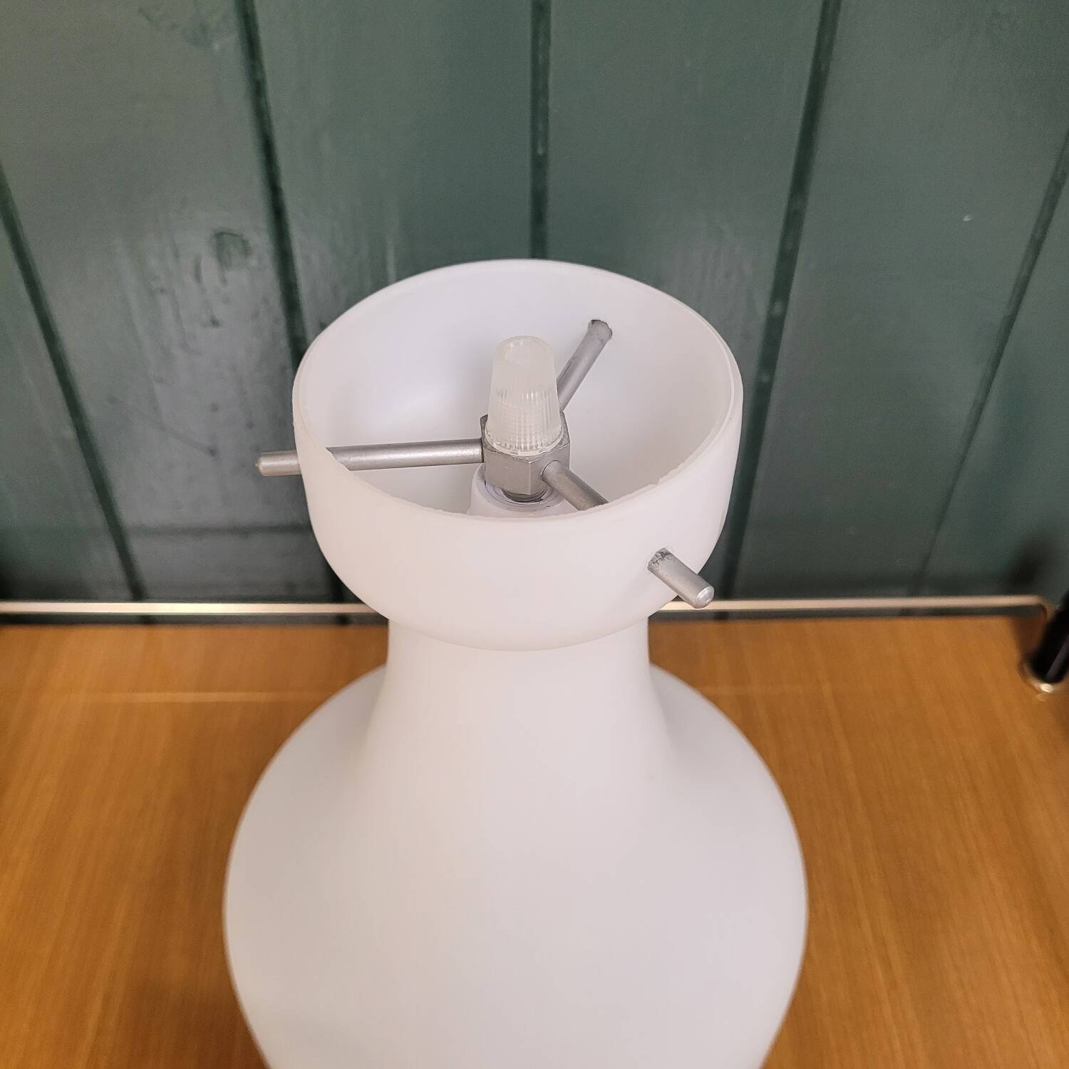 Drop-shaped lampshade – Satin Opaline, Circa 1960