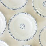 Set of 8 Onnaing soup plates, Perles