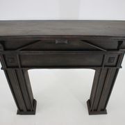 Antique Oak Fireplace Mantel