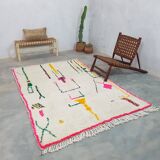 Moroccan Berber rug 225 x 156 cm Azilal wool rug