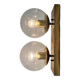 Midcentury brass wall or ceiling lamp by Kamenicky Senov, 1970s
