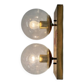 Midcentury brass wall or ceiling lamp by Kamenicky Senov, 1970s