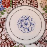 2 large Japanese plates with rare “Inban” decoration