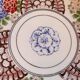 2 large Japanese plates with rare “Inban” decoration
