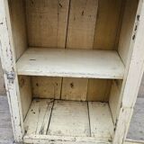 Old Art Deco wall display case in Burmese teak