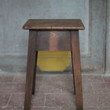 Ancien tabouret bois, tabouret d'appoint, tabouret d'atelier, déco intérieur