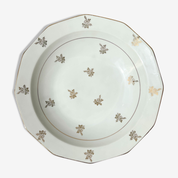 Plat creux en porcelaine de limoges mehun