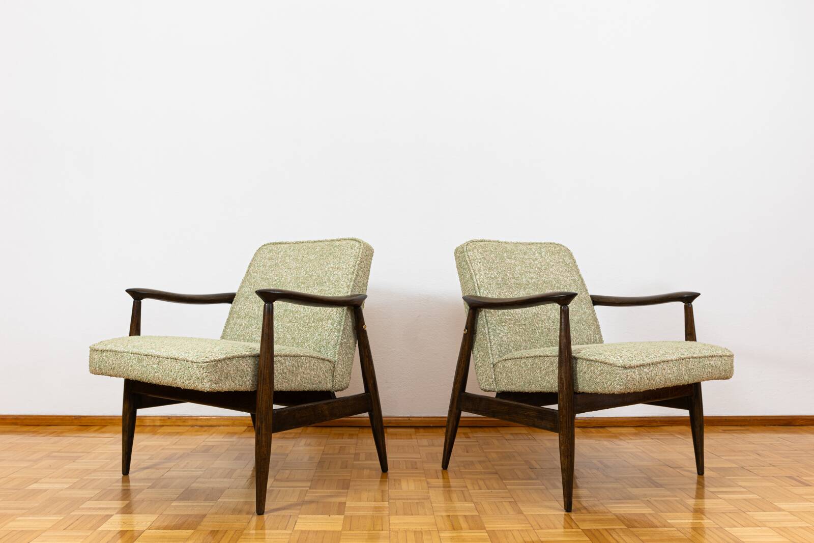 Paire de fauteuils GFM87 par Juliusz Kędziorek, Pologne, 1960