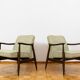 Paire de fauteuils GFM87 par Juliusz Kędziorek, Pologne, 1960