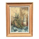 Original Swedish Oil on Panel – “Still Life with Glass Bottle” by Lars Falk