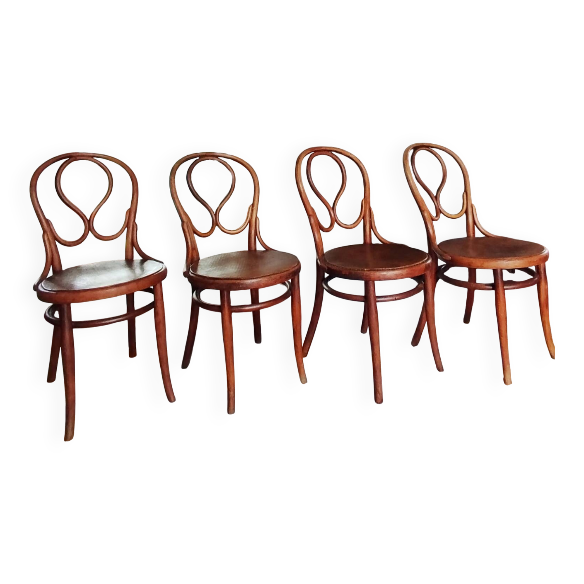 4 chaises Thonet modèle 20