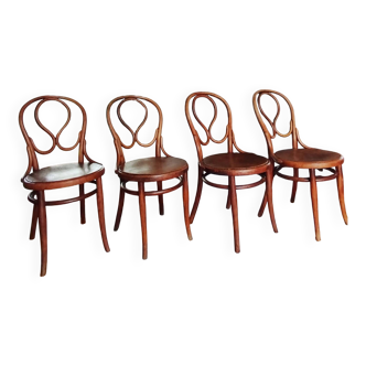 4 chaises Thonet modèle 20