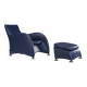 Set of Loge Lounge Chair & Ottoman by Gerard Van Den Berg for Montis, 1990s