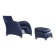 Set of Loge Lounge Chair & Ottoman by Gerard Van Den Berg for Montis, 1990s