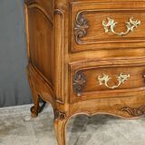 Walnut Sauté Crossbow Commode, Louis XV style – Early 20th century
