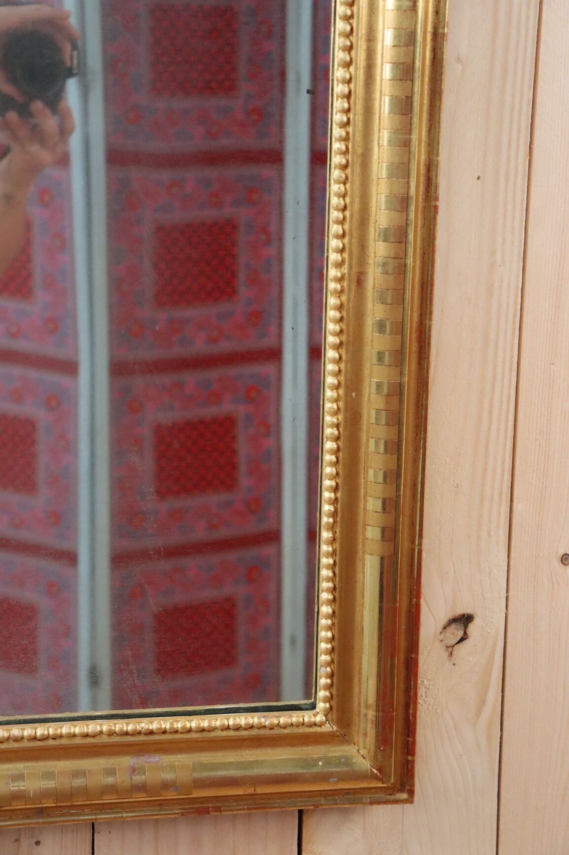 Mirror Louis Philippe Doré 55x73cm