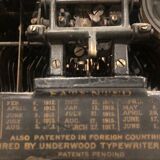 Underwood Patented typewriter