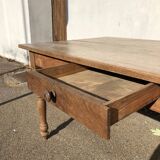 Old Solid Oak Farm Table