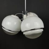 Large Italian globe pendant lamp by Gino Sarfatti, 1960s.