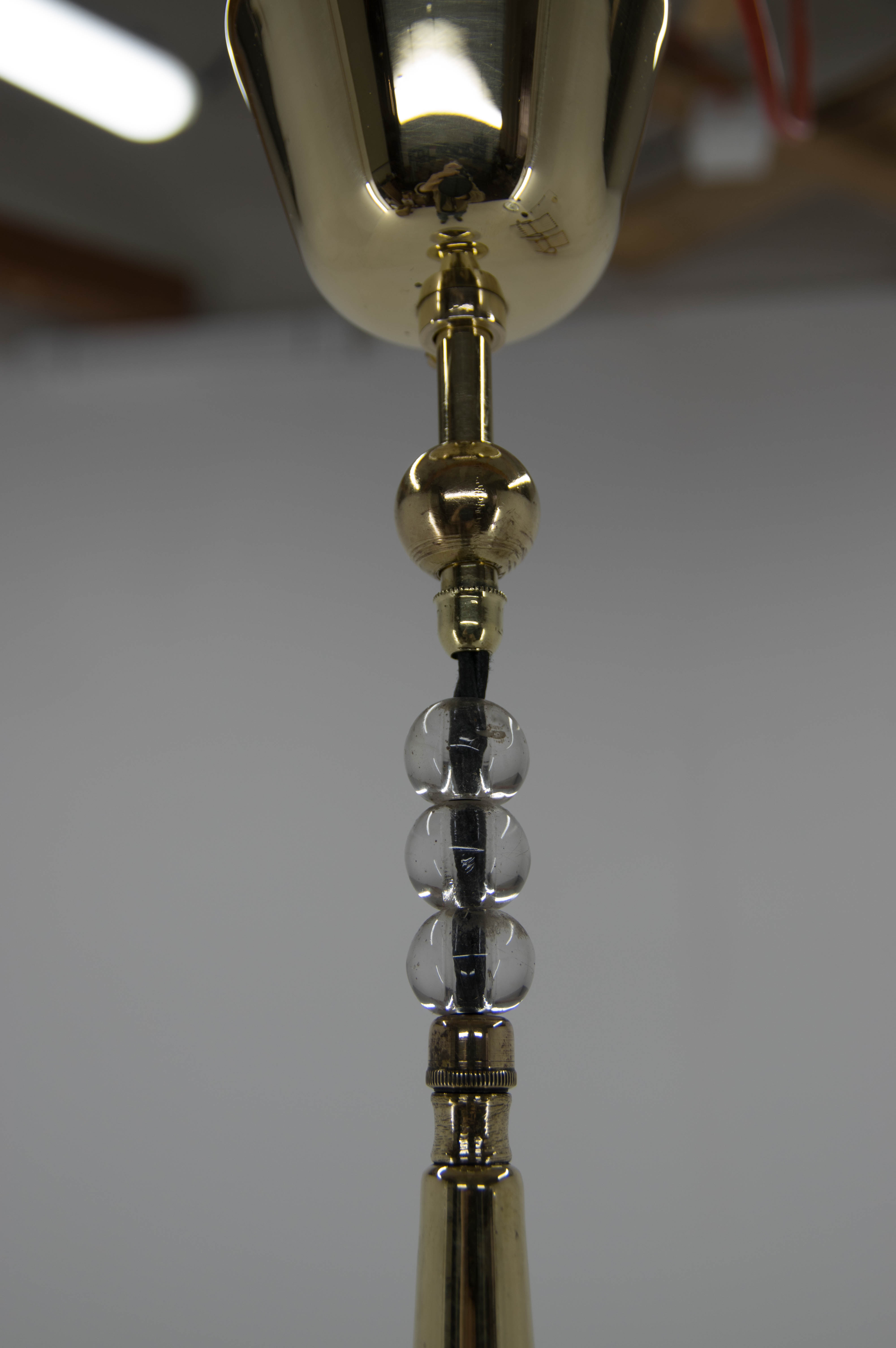 Art nouveau pendant lamp, 1920s