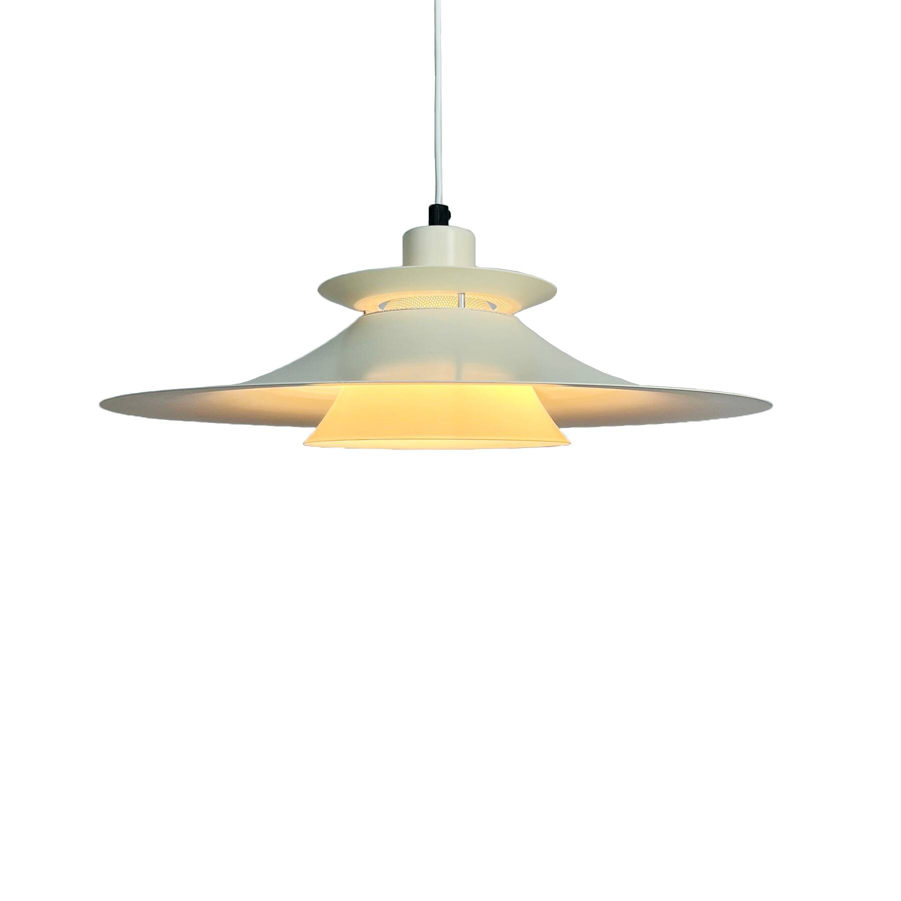 Vintage Danish Pendant Light • Design Light AS • 1970