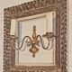 Applique murale laiton 2 ampoules