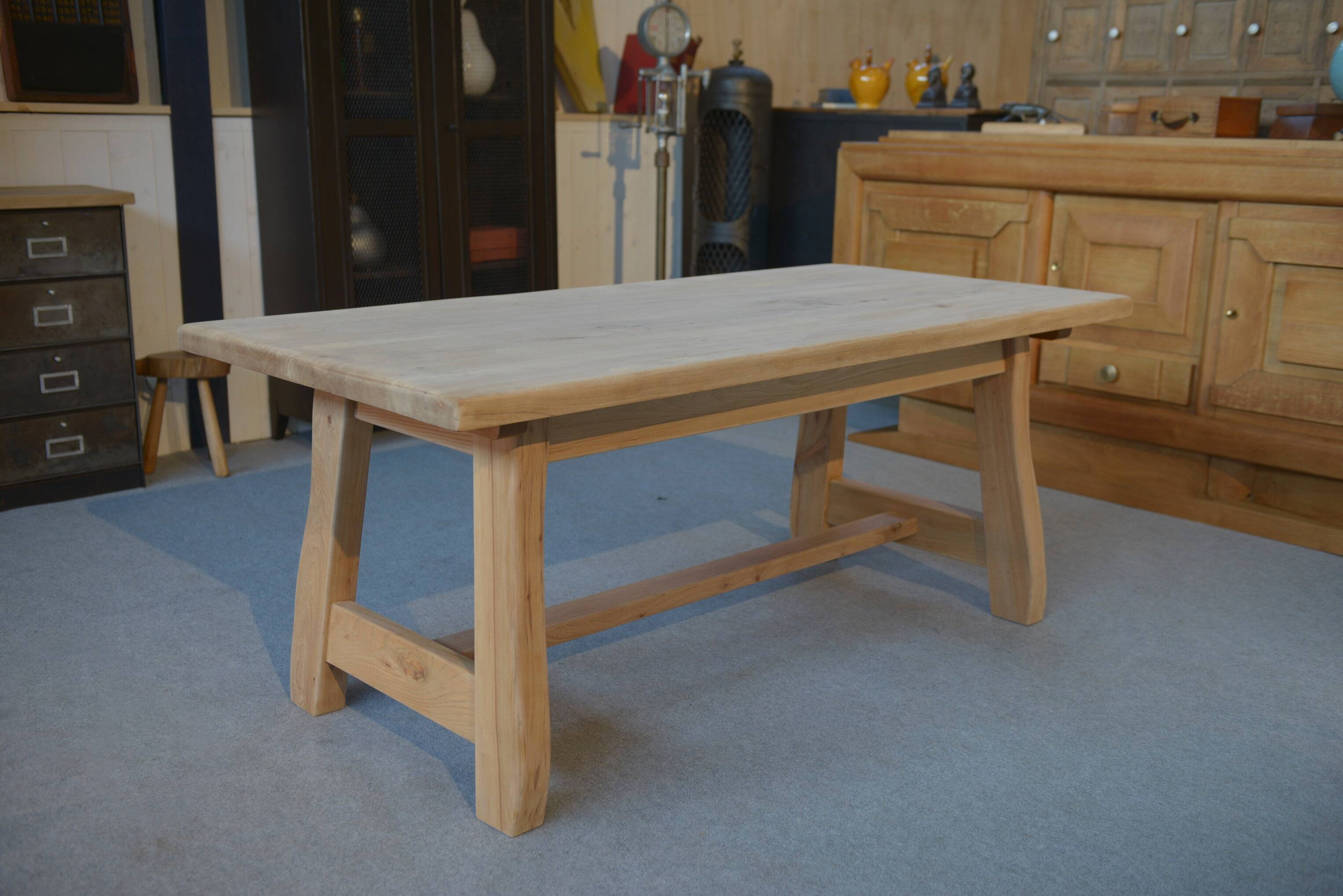 1960's elm dining room table