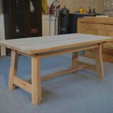 1960's elm dining room table