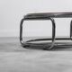 Coffee table metal glass 70s vintage modern