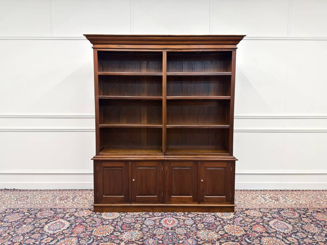 Classic English Semi Open Bookcase