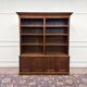Classic English Semi Open Bookcase