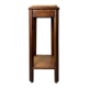 Wooden stool with marble top