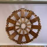 Teak fruit basket