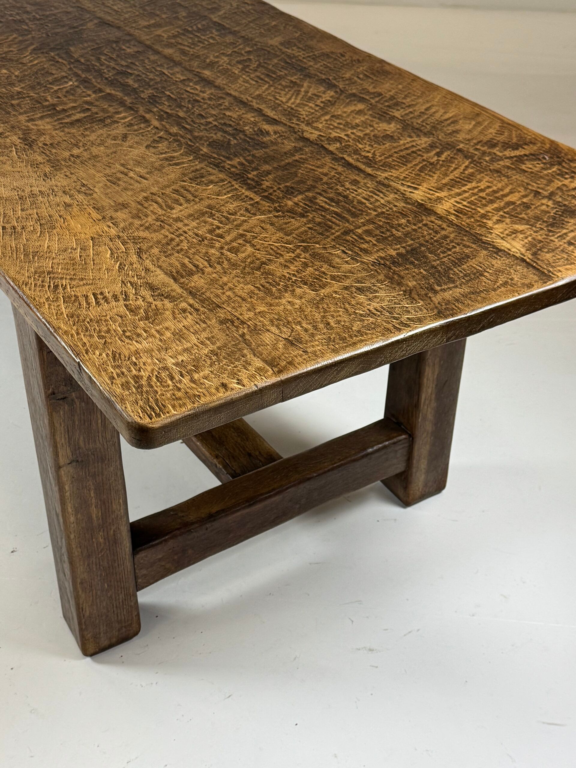 Table de monastère belge en chêne 280 cm
