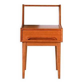 Designer teak nightstand