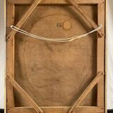 “Portrait of a woman in a black dress”, oil on canvas early 20th century