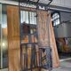 Art Deco coat rack wardrobe in wrought iron from the 1930s.