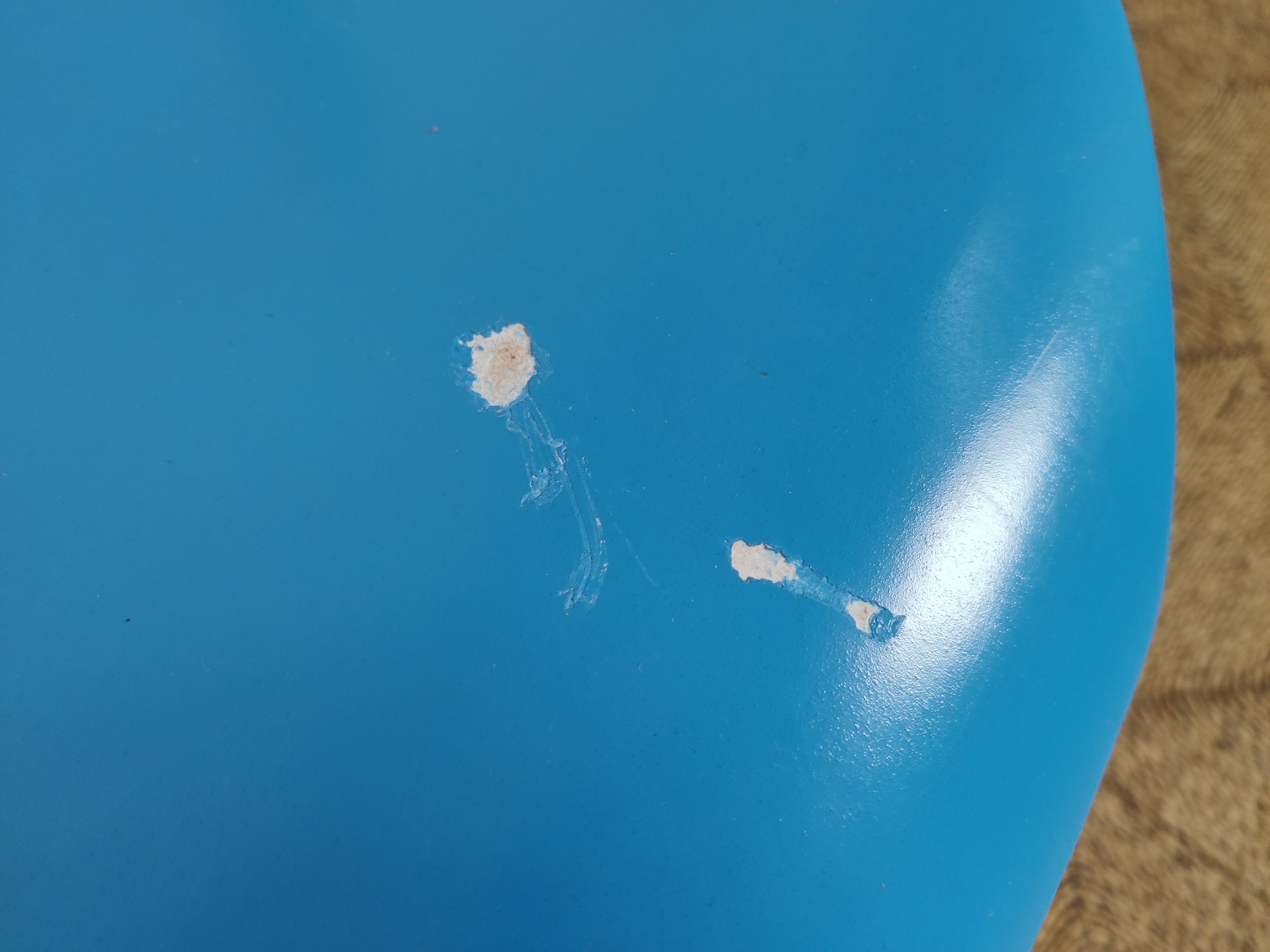 set 6 multicolored chairs 80s