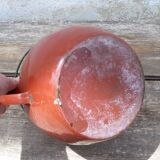 Ancient enamelled pot signed Japy