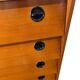 Vintage wooden shoe cabinet / drop-leaf cabinet