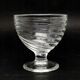 Modernist sugar bowl, transparent glass, Ząbkowice, Poland, 1970s