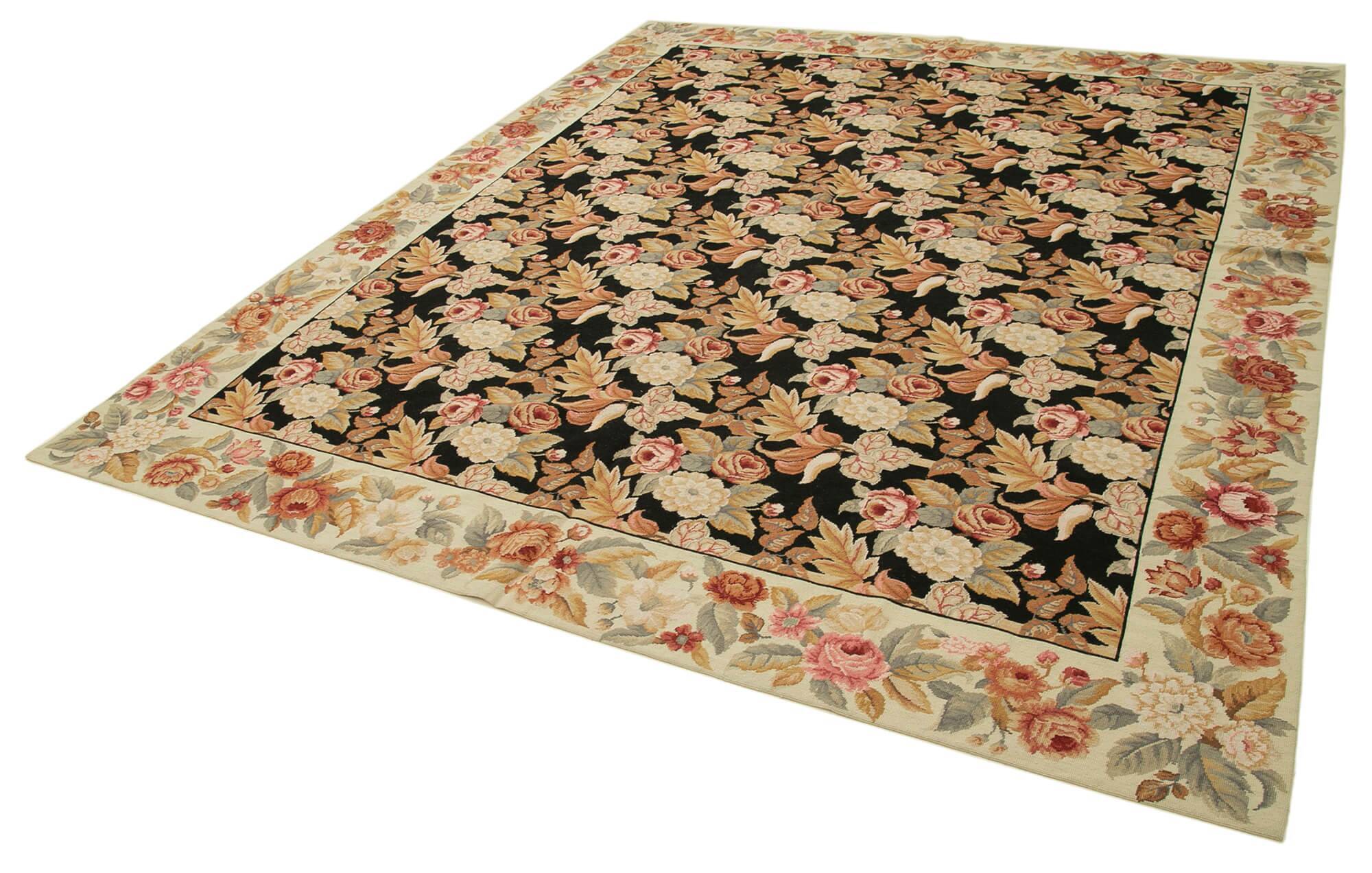 Handmade Vintage Flatweave Needlepoint Kilim 245 cm x 304 cm