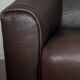 Canapé deux places vintage DS-47 par De Sede, siège extensible en cuir Neck 1970